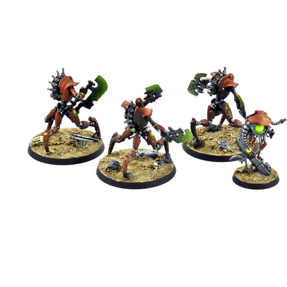 NECRONS 3 Skorpekh Destroyer & Plasmacyte #1 WELL PAINTED 40K