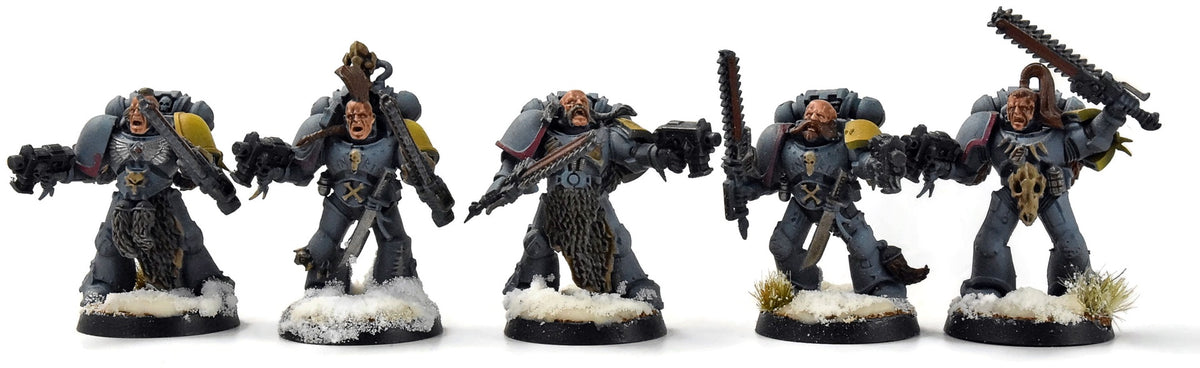 SPACE WOLVES 15 Blood Claws #1 WELL PAINTED Warhammer 40K