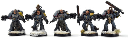 SPACE WOLVES 15 Blood Claws #1 WELL PAINTED Warhammer 40K