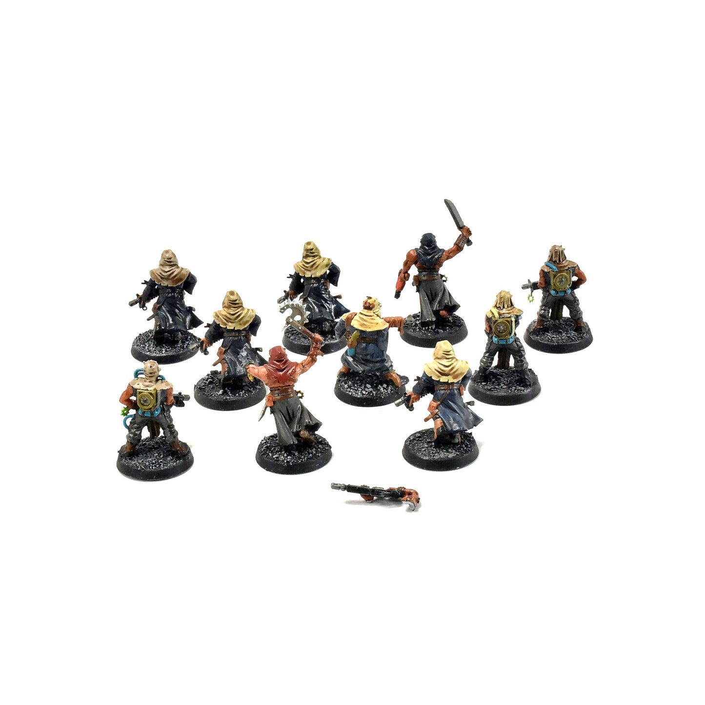 CHAOS SPACE MARINES 10 Cultists #4 WELL PAINTED 40K