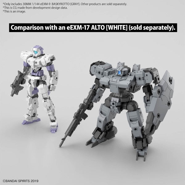 eEXM-9 BASKYROTTO [GRAY] 30MM 1/144 Bandai