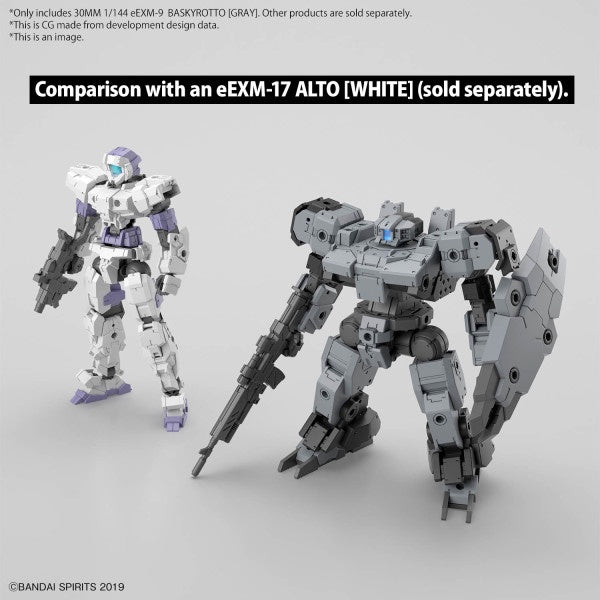 eEXM-9 BASKYROTTO [GRAY] 30MM 1/144 Bandai