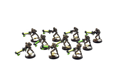 NECRONS 10 NECRON Warriors #1 WELL PAINTED Warhammer 40k