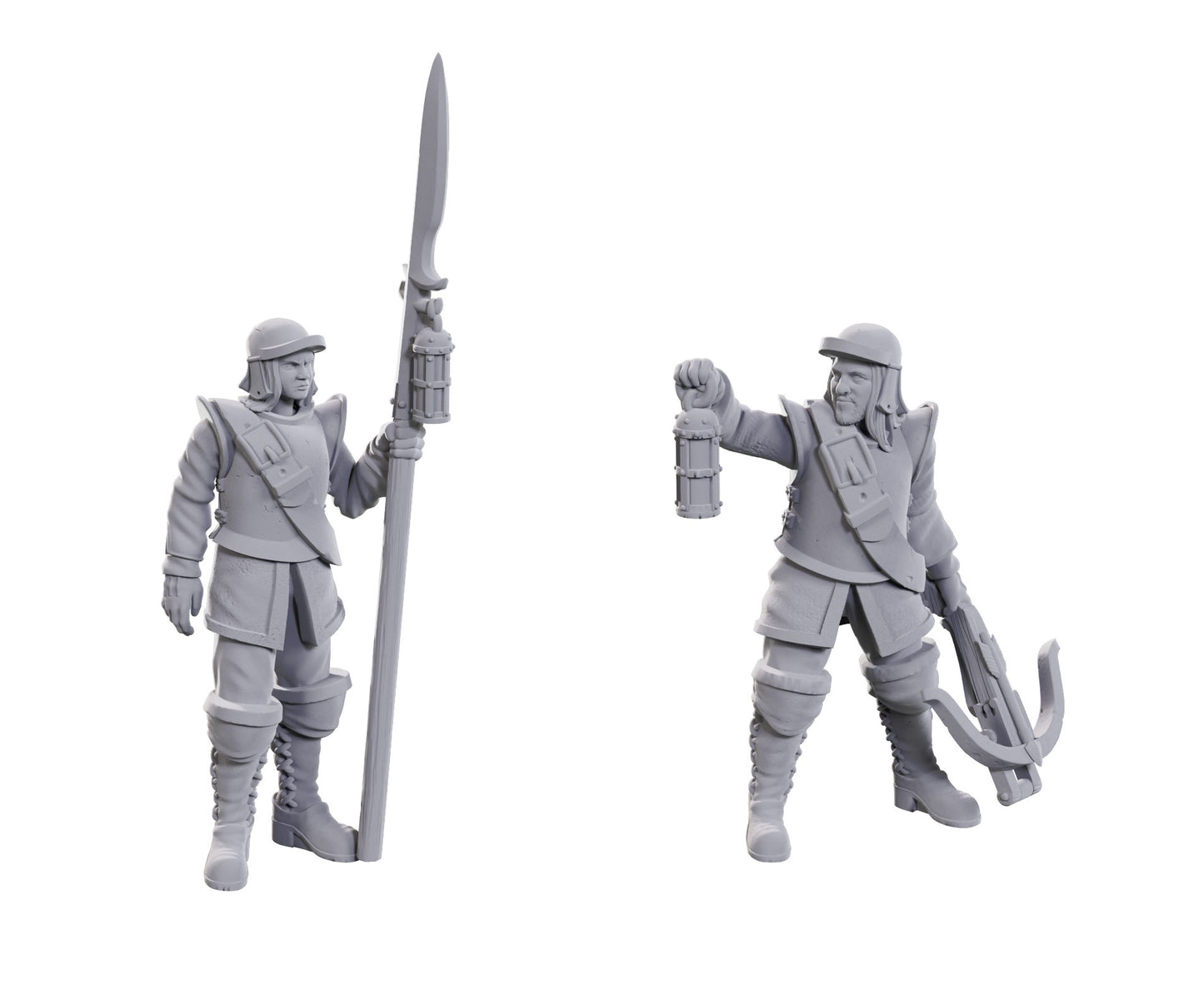 Wizkids Unpainted Minis Wv23 Roadwardens Male & Female