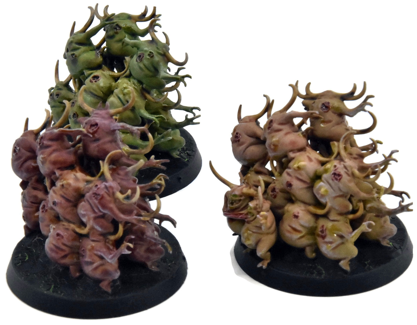 MAGGOTKIN OF NURGLE 3 Nurglings #2 WELL PAINTED Warhammer Sigmar