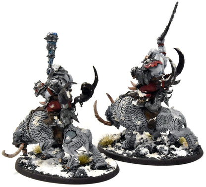 OGRE KINGDOMS Mournfang Cavalry Pack #1 PRO PAINTED Sigmar
