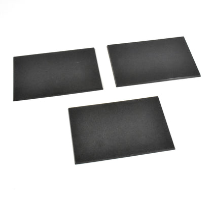 3 * 100mm x 150mm rectangle Bases