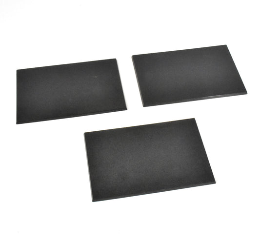 3 * 100mm x 150mm rectangle Bases