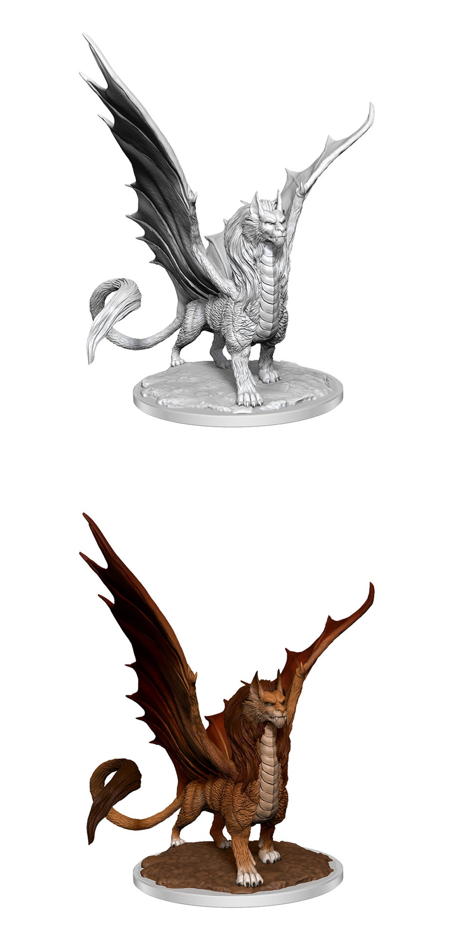 D&D Unpainted Minis Wv17 Dragonne