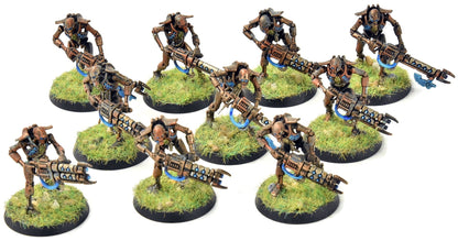 NECRONS 10 Warriors #2 WELL PAINTED Warhammer 40K 5120