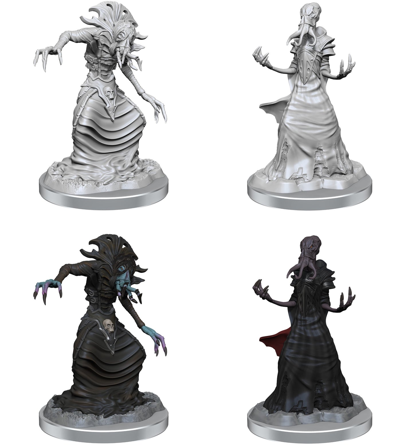 D&D Unpainted Minis Wv18 Mind Flayers