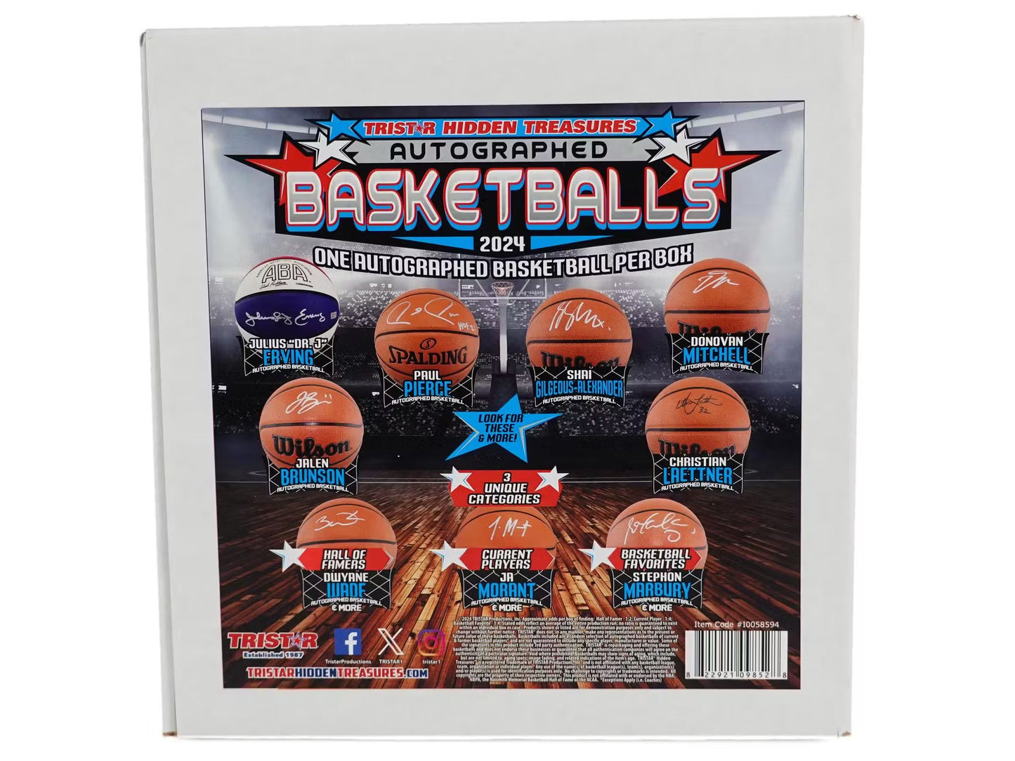 Ballon de basket-ball Tristar Hidden Autograph 2024