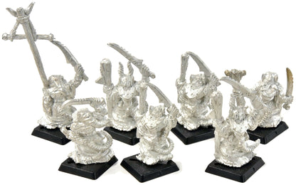SKAVEN 7 Plague Monks Classic #1 METAL Warhammer Fantasy