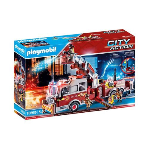 Camion de pompiers avec échelle (70935)