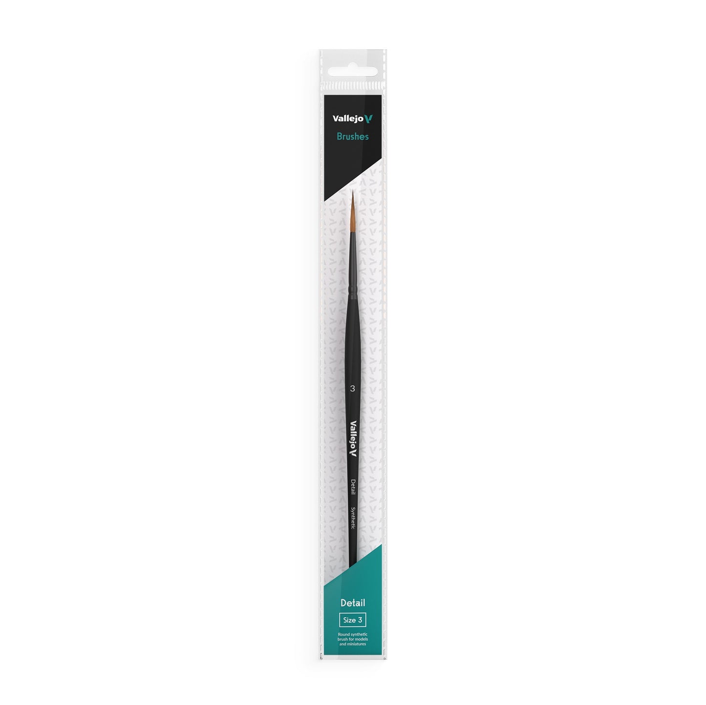 Vallejo - Round Synthetic Brush No. 3 (VAL-B02003)