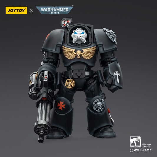Joy Toy Black Templars Terminator 3 with Power Fist and Assault Cannon