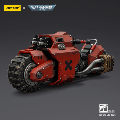 Joy Toy Blood Angels Raider-pattern Combat Bike with twin-linked bolt rifles