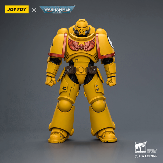 Joy Toy Imperial Fists Intercessor with Bolt Rifle, Bolt Pistol and Chainsword