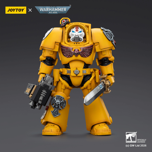Joy Toy Imperial Fists Terminator 1 with Power Sword and Storm Bolter