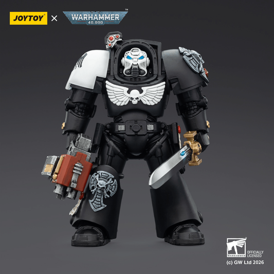 Joy Toy Raven Guard Terminator 1 with Power Sword and Storm Bolter
