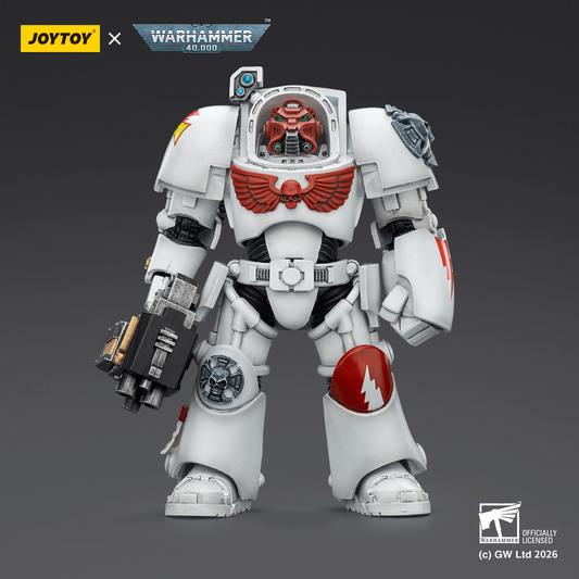 Joy Toy White Scars Terminator 2 with Power Fist and Storm Bolter