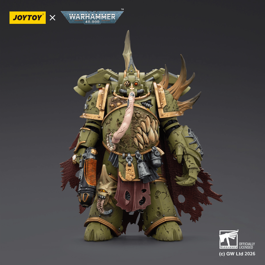 Joy Toy Death Guard Plague Marine Champion with Plasma Pistol and Power Fist