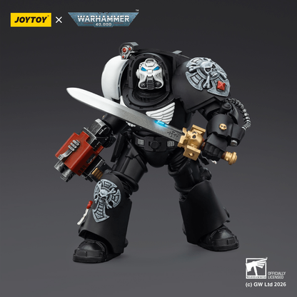 Joy Toy Raven Guard Terminator 1 with Power Sword and Storm Bolter