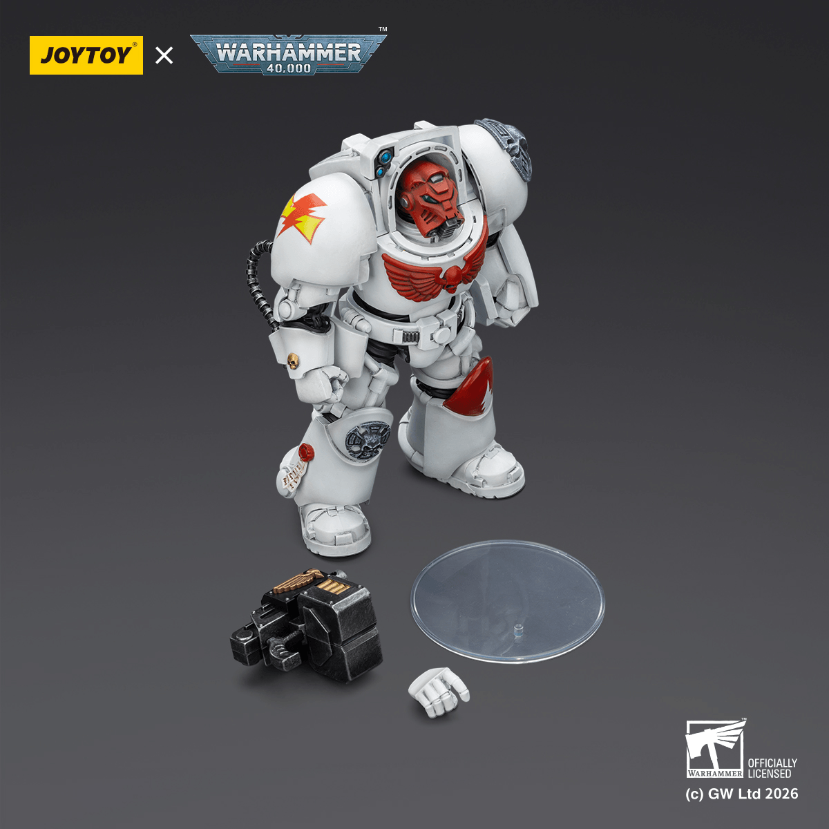 Joy Toy White Scars Terminator 2 with Power Fist and Storm Bolter