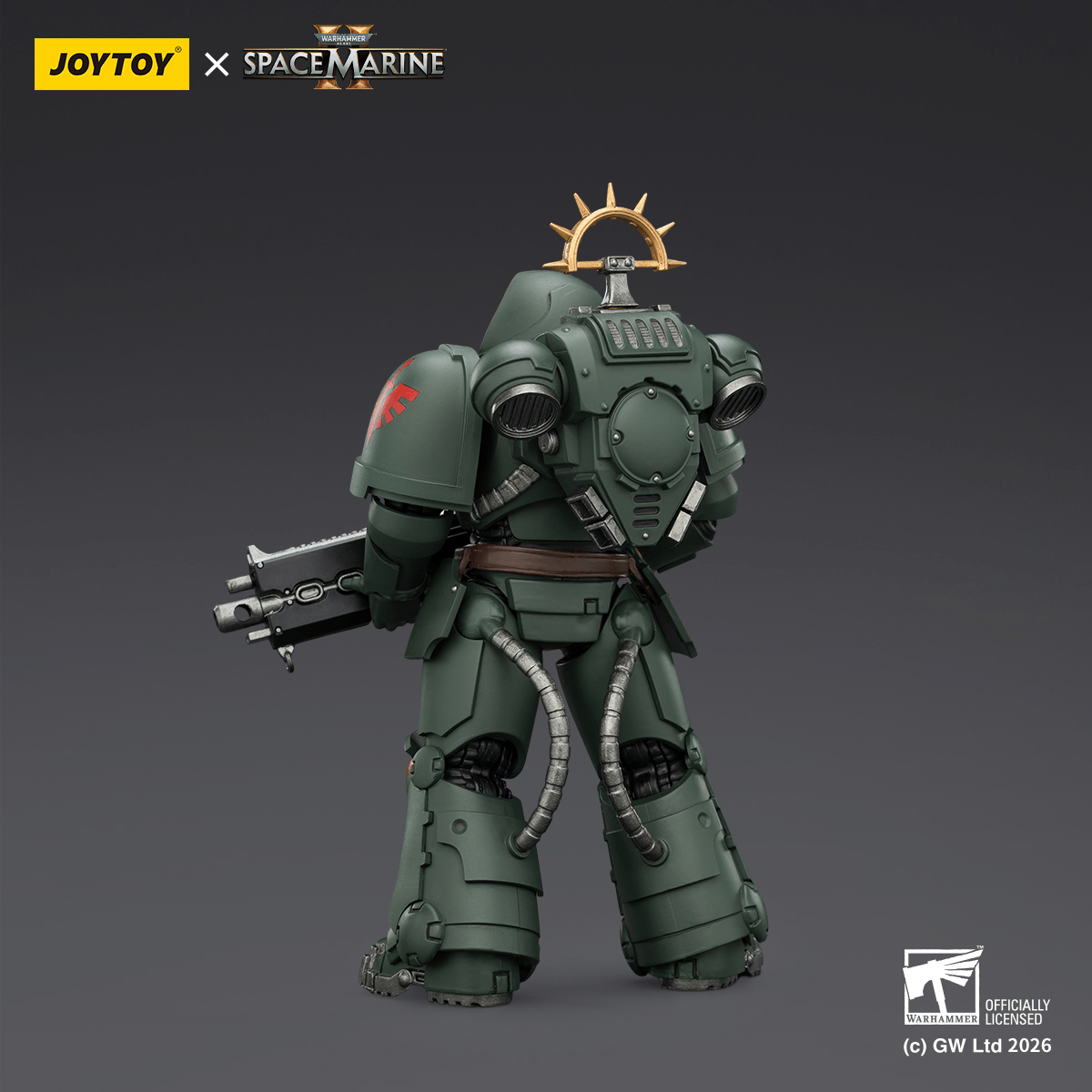 Joy Toy Game Edition Dark Angels Heavy Intercessor Heavy Bolt Rifle & Pistol