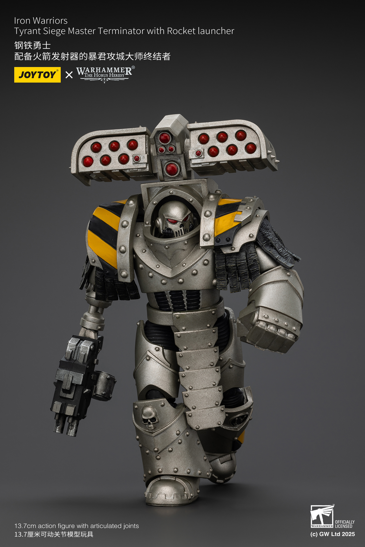 Joy Toy lron Warriors Tyrant Siege Master Terminator with Rocket launcher