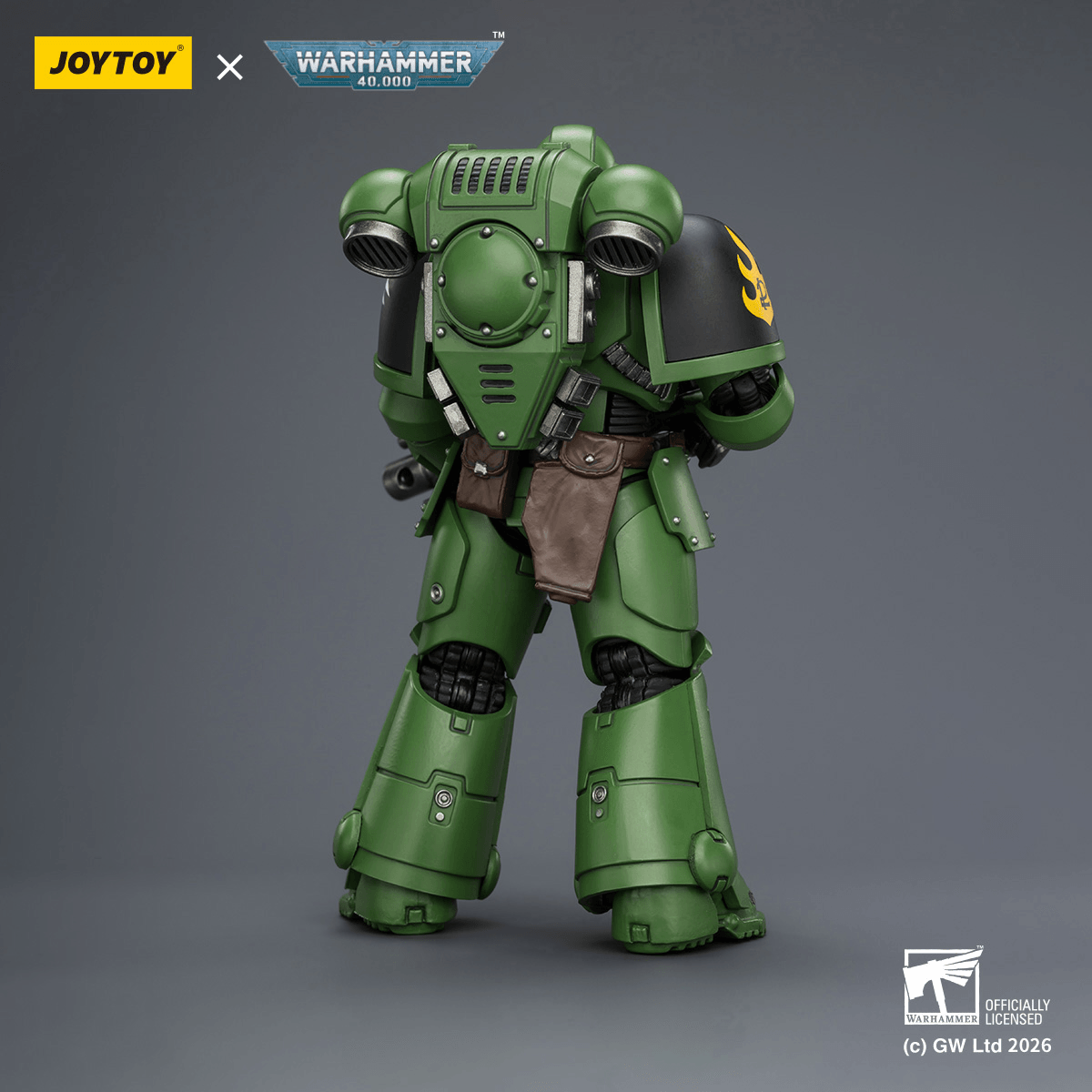 Joy Toy Salamanders Intercessor with Bolt Rifle, Bolt Pistol and Chainsword