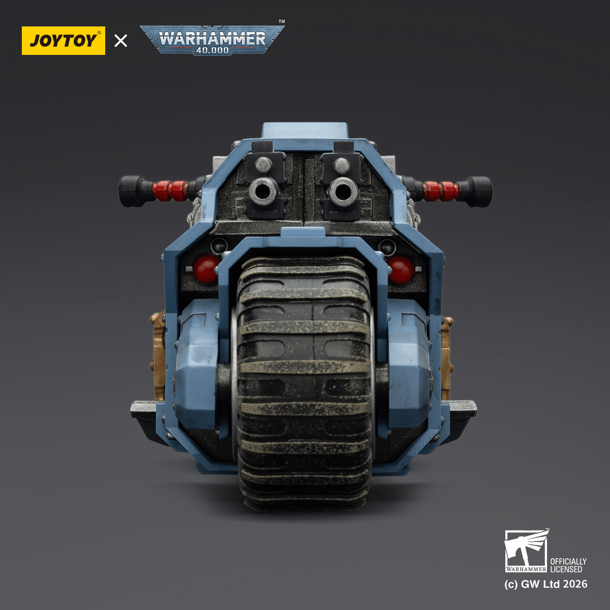 Joy Toy Space Wolves Raider-pattern Combat Bike with twin-linked bolt rifles