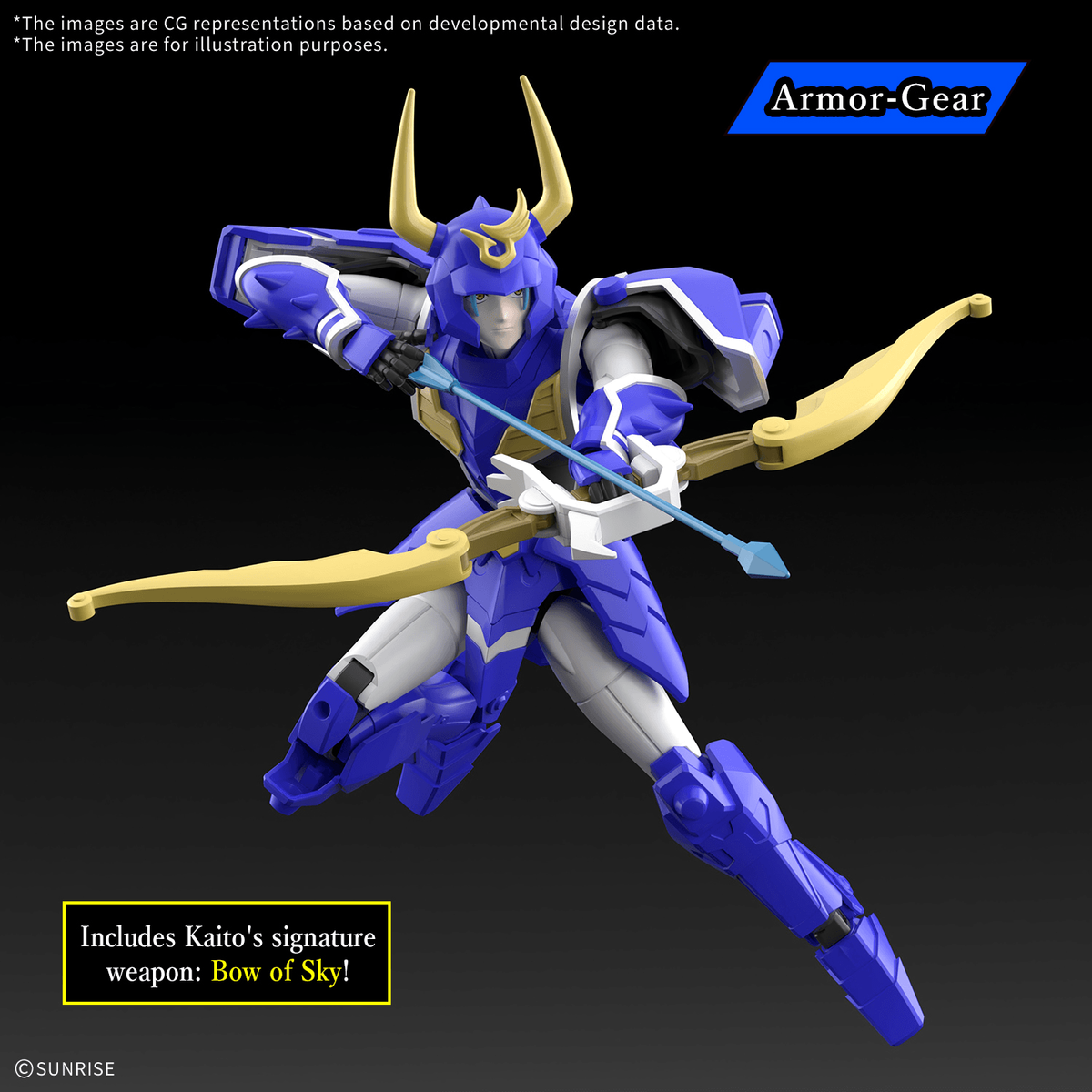 Bandai 30MF Yoroi-Shinden Samurai Troopers Kaito of the Sky