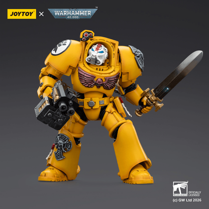 Joy Toy Imperial Fists Terminator 1 with Power Sword and Storm Bolter