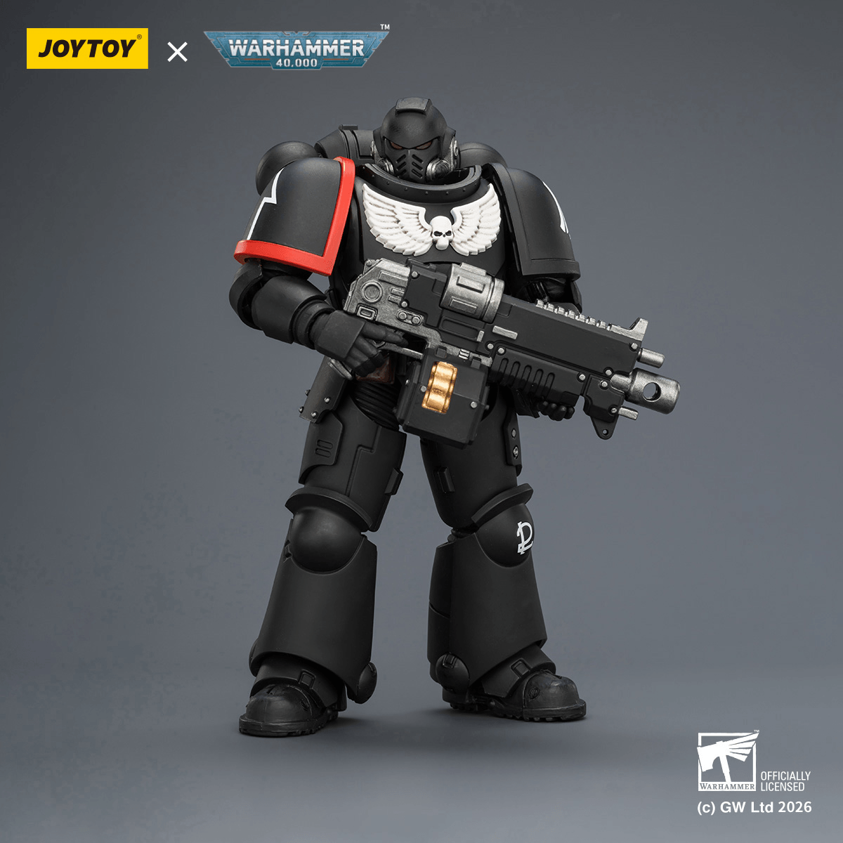 Joy Toy Raven Guard Intercessor with Bolt Rifle, Bolt Pistol and Chainsword