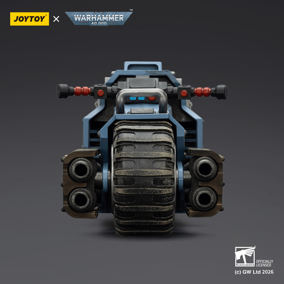 Joy Toy Space Wolves Raider-pattern Combat Bike with twin-linked bolt rifles