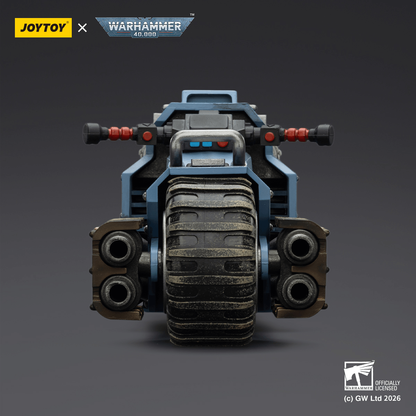 Joy Toy Space Wolves Raider-pattern Combat Bike with twin-linked bolt rifles