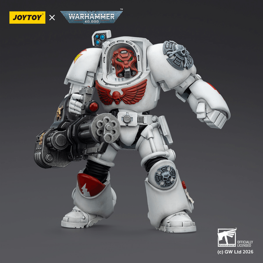 Joy Toy White Scars Terminator 3 with Power Fist and Assault Cannon