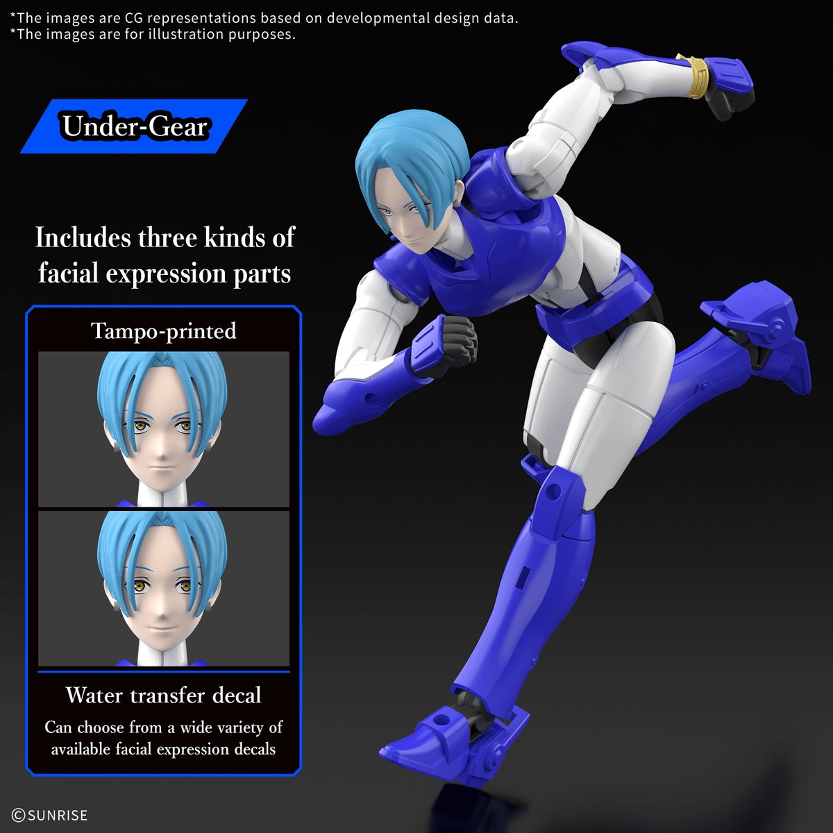Bandai 30MF Yoroi-Shinden Samurai Troopers Kaito of the Sky