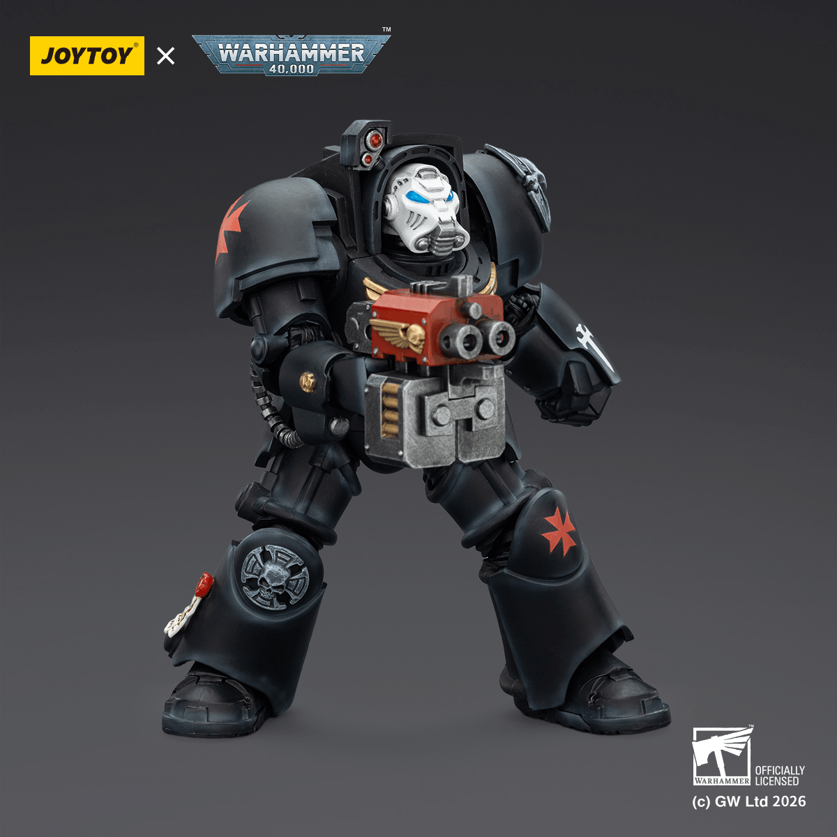 Joy Toy Black Templars Terminator 2 with Power Fist and Storm Bolter