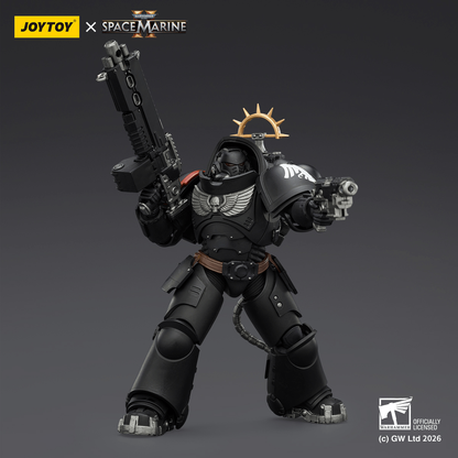 Joy Toy Game Edition Raven Guard Heavy Intercessor Heavy Bolt Rifle & Pistol