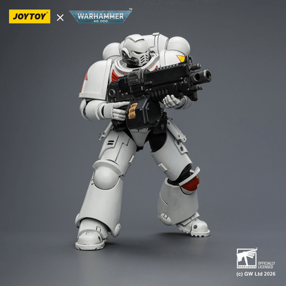 Joy Toy White Scars Intercessor with Bolt Rifle, Bolt Pistol and Chainsword