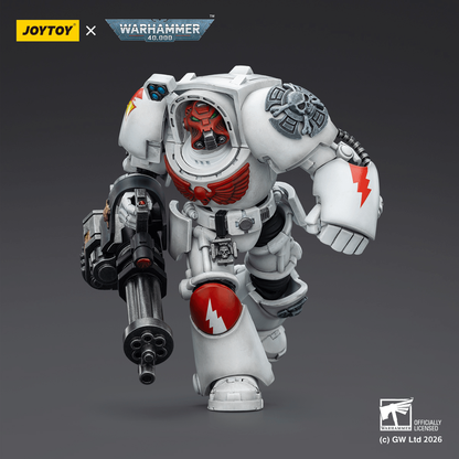 Joy Toy White Scars Terminator 3 with Power Fist and Assault Cannon