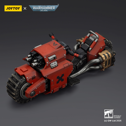 Joy Toy Blood Angels Raider-pattern Combat Bike with twin-linked bolt rifles