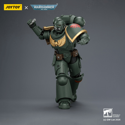 Joy Toy Dark Angels Intercessor with Bolt Rifle, Bolt Pistol and Chainsword