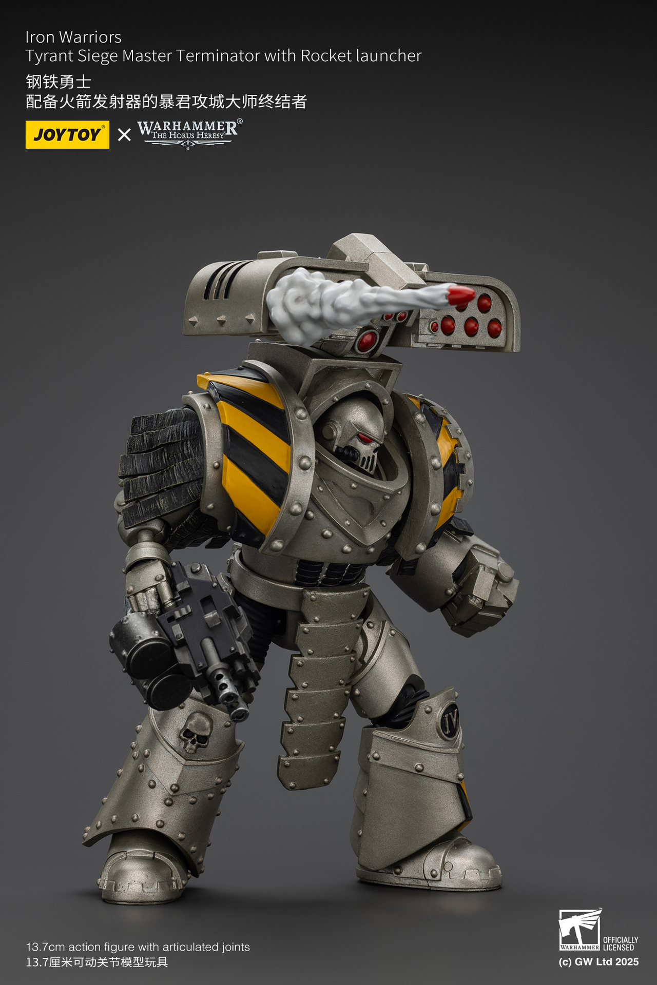 Joy Toy lron Warriors Tyrant Siege Master Terminator with Rocket launcher