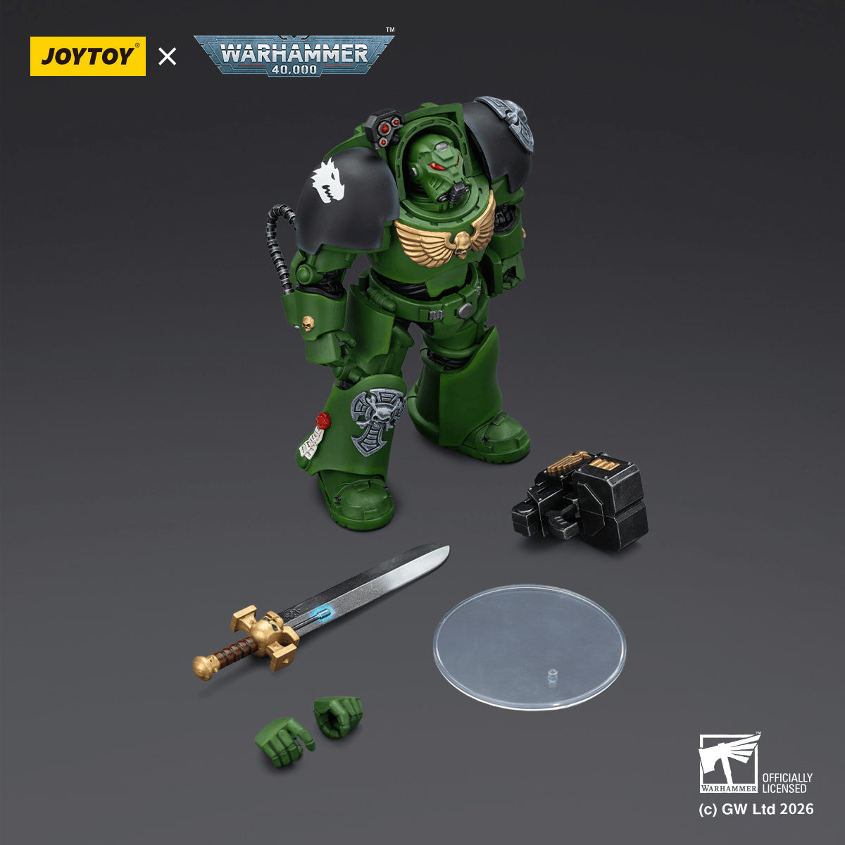 Joy Toy Salamanders Terminator 1 with Power Sword and Storm Bolter