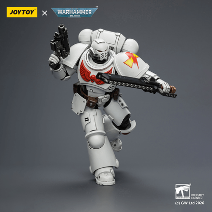 Joy Toy White Scars Intercessor with Bolt Rifle, Bolt Pistol and Chainsword