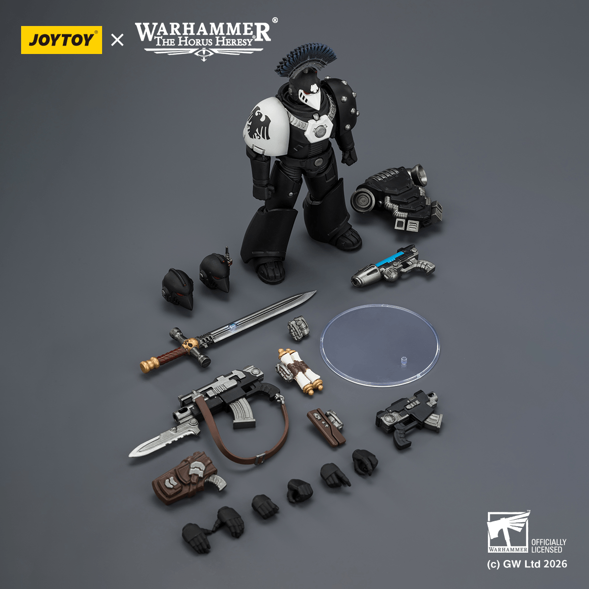 Joy Toy Raven Guard MkVI Tactical Sergeant Power Sword Bolter and Plasma Pistol