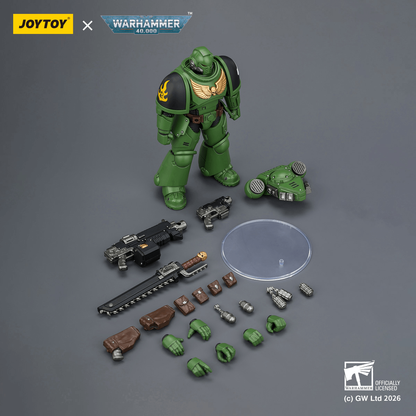 Joy Toy Salamanders Intercessor with Bolt Rifle, Bolt Pistol and Chainsword